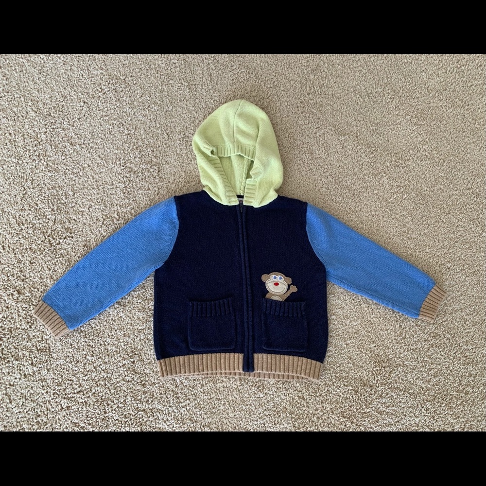 Talbots Kids Full Zip Cardigan Sweater.  24 Months